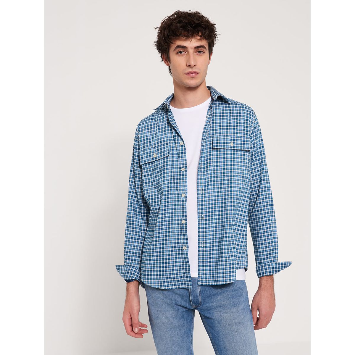 Chemise chemises hommes langarmhemd slim-fit carreaux à carreaux épais s m l xl NEUF Chemise chemises hommes langarmhemd slim-fit carreaux à carreaux épais s m l xl NEUF